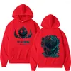 Męskie bluzy z kapturem anime toengen toppa gurren lagann hoodie manga manga manga hip hop streetwear pullover ponadwymiarowy jesienne polar