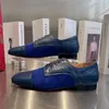 Hochwertige Designer-Business-Herrenschuhe aus echtem Leder, klassische Retro-Luxus-Runway-Kleiderschuhe mit roten Sohlen, Herren-Slipper mit Ledersohlen, Büro-Herren-Kleiderschuhe HJ0021