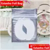 Packing Bags Wholesale 7.7X10Cm Translucent Reclosable Smell Proof Packaging Mylar Bag Aluminum Foil Zip Food Snacks Showcase Heat Sea Dhnfg