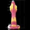 Faak ogromny długi dildo Life Kobra Kształt Giant Fantasy Snake Penis Scale Big Dong Tekstura Soft silikonowe zabawki dla kobiet mężczyzn 240130