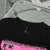 Designer-Modebekleidung Herren-T-Shirts T-Shirt Travi Scotts Cactus Jack x Fragment Co. Kurzärmliges T-Shirt mit Buchstabendruck für Herren und Damen