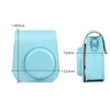 Camera bag accessories For Fujifilm Film Camera Bag with Shoulder Strap for Instax Mini 11 Camera Case PU Leather Soft Silicone Cover Bag 231114