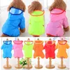 Dog Apparel Pet Supplies Raincoat Waterproof Colorfull Plastic Fashion Poncho Personalized Color Edge Costumes For Large Dogs XS-7XL