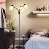 Floor Lamps RSSER 3-Light Gooseneck Tree Standing Lamp Modern Flexible LED Adjustable Metal White Shades For Living Room E26