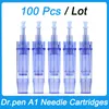 100 PCS Bayonet Port Dermapen Teedles تستخدم خراطيش Dr.Pen A1 Derma Pen F3 Meso Therapy Machine Nano 3d 5d 12 24 36 42 Pins Mts Tips Micro Needle Head