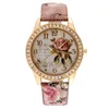 Montres-bracelets Explosions Diamond Digital Rose Fashion Ladies Watch Belt Quartz Casual Hombre