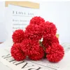 8cm Embroidered Ball Simulation Bouquet Tabletop Flower Arrangement Decoration Shooting Props Holding Flowers African Ball Chrysanthemum Vase Flowers