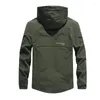 Herren Jacken 2023 Herren Outdoor Military Frühling Herbst Wasserdichte Kapuzenjacke Mantel Männer Jagd Armee Taktik Plus Größe