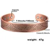 Bangle Fashion Magnet Therapy Bracelet For Arthritis Pain Relief Cuff Health 40GB