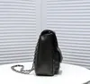 Luxe marmont designer tassen hobo -tassen crossbody tas schouder vrouw ketting tas messenger klassieke handtas modezak portemonnee echte lederen tassen