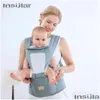 Carriers Slings Backpacks Insar Ergonomic Baby Carrier Infant Kid Hipseat Sling Front Facing Kangaroo Wrap For Travel 0-36 Months Drop Dhbxm