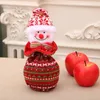 Décorations de Noël 2023 Sac cadeau Père Noël Bonhomme de neige Elk Porte-tissus Joyeux Décoration de fête à la maison Bonbons pour enfants