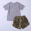 Ensembles de vêtements d'été pour enfants, 2 pièces, haut et short, Style de rue, ensemble pour garçons et bébés de 2 à 6 ans