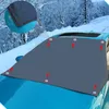 カーサンシェードユートモービル磁気フロントガラス雪の日陰防水保護カバー