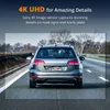 car dvr 4K Dash Cam 3 caméra pour voiture Dashcam Wifi 24h moniteur de stationnement Vision nocturne Dvr enregistreur vidéo avant et arrière Dvrs Mini Kamera Q231115