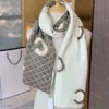 Projektantka szalika dla kobiet męskie szaliki Jacquard Winter Scarfs Echarpe Cashmere Scalf wełna wełna długa szal