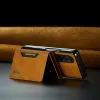 Detachable Retro Leather Wallet Phone Case For Samsung Galaxy Z Fold 5 4 3 5G Fold4 Fold3 Strong Magnetic Cards Bag Stand Cover Shell