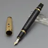Luxurs Balck Pens Gold With Roller Stationery Ball Gem Write And Gift Classic School Ink Office For Pen Twdjf