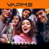 Original VAPME CRYSTAL 7000 puffs Disposable E cigarettes vape 1.0 mesh coil 650mAh Battery 14ml Prefilled Cartridge Stick 12 Flavors 2% 5% Vs puff 7000 9000 12000 King