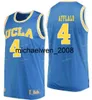 Mich28 NCAA كرة السلة النهائية أربعة UCLA Bruins College 3 Johnny Jozang Jersey 5 Chris Smith 4 Jaime Jaquez Jules Bernard Tyger Campbell Cody Riley