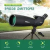 Freeshipping 25-75x70 Spotting Scope Long Range Stor okular 21mm teleskop för målskytte bågskytte med skrivbordet stativ SV28 boniu