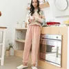 Hemkläder Kvinna Vinter Sleepwear Casual Home Pants Thicken Warm Women's Byxor Flanell Pants Pyjamas Bottoms Coral Fleece Wear R231115