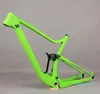 29er Boost Suspension XC MTB Rahmen FM027 Scheibenbremse BSA Fluorescent Green 22 Fiber T700 Max Reifen 29er X 2.35