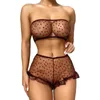 Ensembles de soutiens-gorge érotique dentelle nuisette Costumes femmes Sexy Lingerie vêtements de nuit sous-vêtements Porno robe pour sexe string