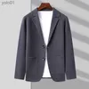 Masculino para baixo parkas topo grau nova marca de moda malha blazer masculino topo cardigan fino ajuste camisola autum inverno casual casacos jaqueta roupas dos homens 2023l231115