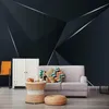 Bakgrundsbilder 3d tapet modern enkel abstrakt geometriska linjer väggmålning vardagsrum tv -soffa sovrum kreativ konst papel de parede 3 d