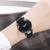 Armbandsur 2023 Luxury Diamond Women Watches For Ladies Magnetic Starry Sky Clock Female Quartz Wrist Watch Relogio Feminino Zegarek