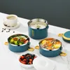 Bento Boxes Pranzo in acciaio inossidabile 304 Termoisolamento portatile per bambini Contenitore per alimenti di grande capacità Picnic scolastico 230414