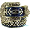 Fashion Green Designer Bb Simon Belts for Men Women Shiny diamond belt Black Blue white multicolour with bling rhinestones as birthday Christmas gifts colors