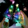 Decorazioni natalizie Mini ornamenti luminosi per alberi Alberi di Natale artificiali Luci che si illuminano al buio per l'illuminazione di feste di un anno Decorazione della casa