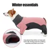 Dog Apparel Winter Dog Jacket Clothes Warm Fleece Pet Dog Jumpsuit Pets Overalls Costumes For Small Medium Large Dogs French Bulldog 231114