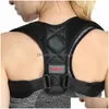 Back Support Back Support Udoarts Posture Corrector Brace For Women And Men 28-48 Chest Clavicle 231024 Drop Delivery Sports Outdoors Dhzc0