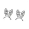 Pendientes De Botón S925 Sistema Forestal De Plata Esterlina Sentido Superior Temperamento Del Oído Personalidad Joyería Femenina