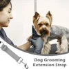 Köpek yakası döner klips uzatma kayışı evcil hayvan banyo masası tımar kol aksesuarları güvenli damatlar sabit hızlı serbest bırakma hediyesi