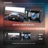 CAR DVRS 1080P DASH CAM 3 CAMERA FÖR CAR DVR NIGHTVISION FRONT OCH BAKSA DVRS DASHCAM 24H PARKERING MONITOR KAMERA SAMOCHODOWA REJESTRATOR Q231115