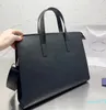 Designers sacs pour ordinateur portable hommes porte-documents voyage d'affaires bureau sac à main en cuir