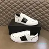 Beroemde Casual Schoenen Mode FLY BLOCK Heren Hardloopsneakers Italië Mooie elastische band Lage tops Wit Zwart Rubber Leer Designer Basketbal Trainers Box EU 38-4