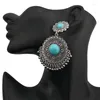 Kolczyki Dangle Bohemian vintage kropla dla kobiet boho etniczny styl okrągły koło Tassle Bell Modna biżuteria