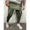 Moomphya 2019 New Zipper Double-Layer Men Joggers Pants Streetwear Hip Hop Harem Pants Men Long Sweatpantsスキニーズボン男性112258H