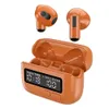 BPG retro back clip portable tws trådlösa hörlurar ledde digital display bluetooth 5.2 hörlurar berör kontroll sport headset stereo öronsnäckor för mobiltelefon