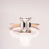 2023 Neues Schmuckdesign 14K 18K Verlobungs-Ehering Labordiamant-Moissanit-Ring