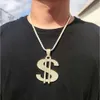 Pendentif surdimensionné en Dollar, bijoux à la mode, chaîne à maillons cubains indispensable, Hip Hop