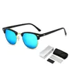 Clubmasters Vintage Semi-Rimless Rays Brand Designer Sunglasses Dames/Men Ban Classic Retro Oculos de Sol Gafas UV400 3016G X1SZ