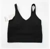 lu-20 U Back Yoga Align Tank Tops Gym Clothes Women Casual Running Nude Sports Bra Fitness Beautiful Underwear Vest Shirt