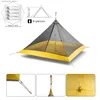 Tentes et abris Tente de camping ultralégère 2-4 personnes en plein air 40D nylon recouvert de silicone Rodss Pyramid grande tente Breathab 3-4 saisons tente intérieure Q231115