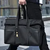 Duffel Bags Fashion Travel 55L Torr och våt separering Gym Tote Bag For Men Foldbar Overnight Weekender Outdoor